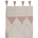 Lorena Canals Rožnata/kremno bela pralna/ročno tkana bombažna otroška preproga 140x200 cm Azteca Vintage Nude – | Shoptok.si