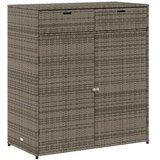  Vrtni ormarić za pohranu sivi 105 x 55 x 113 cm od poliratana | shoptok.hr