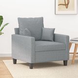 vidaXL Fotelj svetlo siv 60 cm blago | Shoptok.si