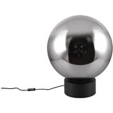 CINQUE Črna LED namizna svetilka s steklenim senčilom (višina 60 cm) Cipallone – | Shoptok.si