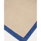 Kave Home Modra/bež bombažna preproga 90x150 cm Nalim – | Shoptok.si