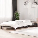 vidaXL Postelja siv 75x190 cm trdna borovina Cene