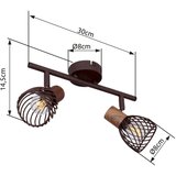 Globo 54817-2 - Spot svetlo ISABELLE 2xE14/40W/230V | Eponuda.com