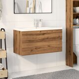 Ormarić s ugrađenim Lavabo - Umivaonikom boja hrasta 91x39 5x49 cm | shoptok.hr