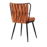 Hanah home Set trpezarijskih stolica Kusakli 224 V2, 2 dijela, narandžasta | Eponuda.ba