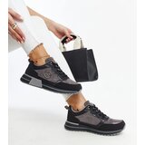 Gemre Black and grey platform sneakers Sinika | Shoptok.si
