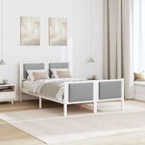  Konstrukcija postelje Svetlo siva 120 x 200 cm blago, (5000084783) | Shoptok.si