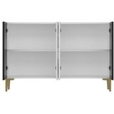 Hanah home komoda afra KM120 white royal marble gold | ePonuda.com