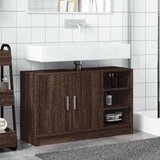 Ormarić za umivaonik smeđa boja hrasta 90 x 29 x 55 cm drveni | shoptok.hr
