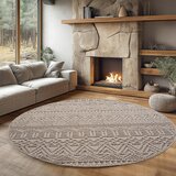 Ay Yildiz RAVNO TKANA PREPROGA HELIX 120 cm tkano bež | Shoptok.si