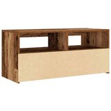 vidaXL TV ormarić LED boja staro drvo 90x35x40 cm konstruirano drvo | shoptok.hr