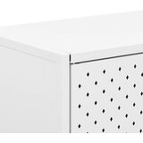  Komoda bijela 105 x 35 x 75 cm čelična | Eponuda.com