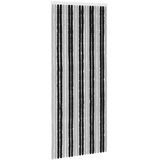  Zavjesa protiv insekata Chenille Siva i crna 90 x 220 cm | shoptok.hr