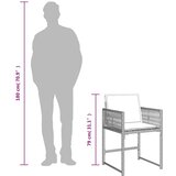  11-dijelni vrtni blagovaonski set s jastucima svijetlosivi | shoptok.hr