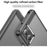Techsuit karbonska silikonska maska za Xiaomi Redmi 10 5G - črna | Shoptok.si