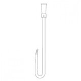 Zarys Tiemann Urinary Cathether Sterile Curved CH 8 Cene