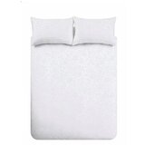 Bianca Bijela posteljina za bračni krevet/za produženi krevet od jacquarda 230x220 cm Fleur Matelassé – Cijene