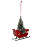 Atmosphera Novogodišnja viseća dekoracija sanke 15 cm (175834)