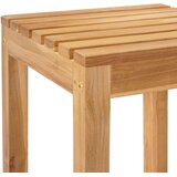 Barska stolica 4 pcs Prirodna 35 x 35 x 75 cm Čvrsto teak drvo | shoptok.hr