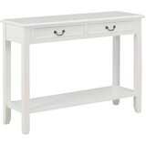  Konzolni stol bijeli 110 x 35 x 80 cm drveni | shoptok.hr