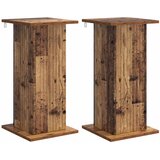  Stalak za biljke 2 pcs Staro drvo 30,5 x 30 x 60,5 cm | shoptok.hr