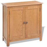 vidaXL Komoda 70x35x75 cm trdna hrastovina Cene