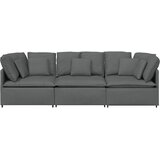  Modularna sofa s jastucima, tkanina, tamno siva | Eponuda.ba