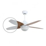GSC plafonski ventilator 42' sa tajmerom i daljinskim, beli/drvo efekat