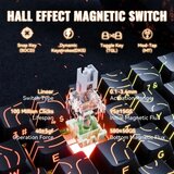 Attack Shark Gaming tastatura X68MAX Magnetic Switches/RT/SnapTap/DKS/MT/TGL/Aluminium/Black cont | Eponuda.com