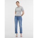 Orsay Light Grey Women's Striped Knit Top - Women's | Shoptok.si
