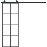  Klizna vrata s priborom 76 x 205 cm od ESG stakla i aluminija | Eponuda.ba
