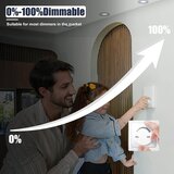 CLOKSH Zatemnljiv LED vgradni reflektor s 3 barvnimi temparaturami - komplet 6 kosov | Shoptok.si