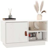 vidaXL TV omarica bela 70x34x40 cm trdna borovina | Shoptok.si