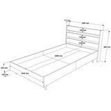 Hanah home ON25-S oak young room set | Eponuda.com