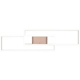  Bijela/u brončanoj boji LED stropna svjetiljka s daljinskim upravljačem/s mogućnosti zatamnjivanja 28x100 cm Albany – | shoptok.hr