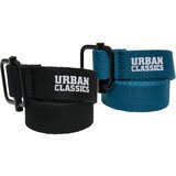 Urban Classics Accessoires Industrial Canvas Belt Kids 2-Pack black/green Cijene