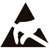 BJZ ESD logo 1000 St. crna/žuta (D x Š) 9 mm x 7 mm samoljepljivo | Eponuda.ba