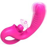 Paloqueth Best Friend Vibrator for Dual G-spot & Clitoral Stimulation Pink Cene
