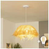  Brilagi - LED luster na sajli CERIA BOHO 1xE27/40W/230V prečnika 40 cm od rafije | Eponuda.com