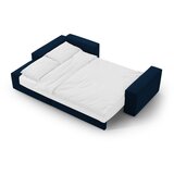 Micadoni Temno modra raztegljiva kotna sedežna garnitura iz tkanine bouclé (levi kot) Jodie – Home | Shoptok.si