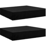 vidaXL Pokrivalo za vrtno pohištvo 12 obročkov 2 kosa 250x250x70 cm, (20766472) | Shoptok.si