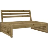 Maison Chic Vrtni sredinski kavč - Zunanji kavč 120x80 cm impregnirana borovina, (22040801) | Shoptok.si