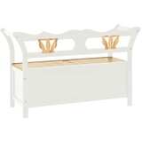  Klupa bijela 107 x 45 x 75,5 cm od masivne jelovine | Eponuda.ba