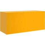 vidaXL TV omarica gorčično rumena 99x39x44 cm jeklo | Shoptok.si