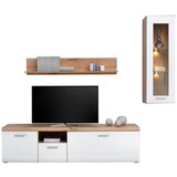 Mömax tv-element auris, bela, barva hrasta | Shoptok.si
