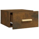  Zidni noćni ormarići 2 kom dimljenog hrasta 35x35x20 cm | shoptok.hr