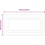 LED kupaonsko ogledalo s ogledalom *Transparent*an 60 x 30 cm | shoptok.hr
