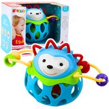 Soft Ball Hedgehog Ball With Rattle Sensory Toy Blue | Shoptok.si