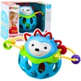 Ball Hedgehog Ball With Rattle Sensory Toy Blue