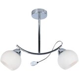  Luster na šipci CONNOR 2xE27/15W/230V sjajni hrom/bela | Eponuda.com